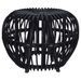 Home&Styling Tabouret Kubu Brussel Rotin Noir - Photo n°1