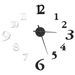 Horloge murale 3D Design moderne Noir et blanc 100 cm XXL - Photo n°2