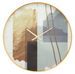 Horloge murale en verre à motif cm ø 80x5 - Photo n°1
