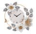Horloge murale fleurs 64 x 8 x 64 cm - Photo n°1