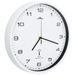 Horloge murale radioguidée avec mouvement à quartz 31 cm Blanc - Photo n°4