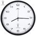 Horloge murale radioguidée Mouvement à quartz 31 cm Blanc/noir - Photo n°1