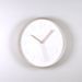 Horloge murale ronde diametre 30,5 cm Blanc - Photo n°4