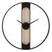Horloge murale ronde effet paille viennoise Ruby - Photo n°1