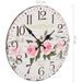 Horloge murale vintage Fleur 30 cm - Photo n°6