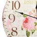 Horloge murale vintage Fleur 60 cm - Photo n°4