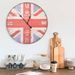 Horloge murale vintage Royaume-Uni 60 cm - Photo n°1