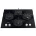 HOTPOINT- HAGS61SBK - Table de cuisson gaz - 4 foyers - 7300W - L55.8 x l48.3cm -Noir - Photo n°1