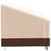 Housse de banc 3 places beige 204x86x48/73 cm oxford 600D - Photo n°4