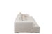 Housse de canapé en lin blanc Marshmallow 330 x 145 cm - Photo n°4