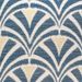 Housse de coussin Chenille art Déco Polyester, coton, viscose et autre - 40x40 cm - Bleu Moyen - Photo n°3