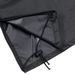 Housse de parapluie de jardin noir 170x35/32 cm oxford 420D - Photo n°7