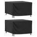 Housses de salon de jardin 2 pcs 113x113x73 cm imperméable 420D - Photo n°1