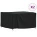 Housses de salon de jardin 2 pcs 125x125x74cm 420D tissu oxford - Photo n°1