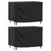 Housses de salon de jardin 2 pcs 140x70x90 cm imperméable 420D - Photo n°1