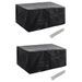 Housses de salon de jardin 2 pcs Rotin 8 œillets 180x140 cm - Photo n°1