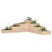 Jardinière 4 niveaux 106x104,5x36 cm bois de pin massif - Photo n°1