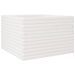 Jardinière blanc 70x70x45,5 cm bois de pin massif - Photo n°7