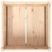 Jardinière d'extérieur 70x70x70 cm bois de pin massif - Photo n°8