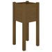 Jardinière d'extérieur Marron miel 31x31x70 cm Bois de pin - Photo n°2