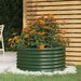 Jardinière de jardin Acier enduit de poudre 80x80x36 cm Vert - Photo n°1