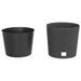 Jardinière et intérieur amovible anthracite 15 /15,3 L rotin PP - Photo n°3