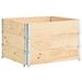 Jardinières surélevées 3 pcs 100x100 cm Bois de pin solide - Photo n°1