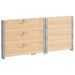 Jardinières surélevées 3 pcs 60x80 cm Bois de pin solide - Photo n°3