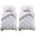 Jeu de housse de couette Motif de cercles 155x200/80x80 cm - Photo n°1