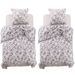 Jeu de housse de couette Motif floral 135x200/80x80 cm - Photo n°1