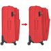 Jeu de valises souples 3 pcs Rouge - Photo n°10