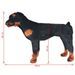 Jouet en peluche Chien de race Rottweiler Marron et noir XXL - Photo n°4