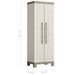 Keter Armoire de rangement à étagères Excellence Beige et taupe 182 cm - Photo n°9