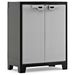 Keter Armoire de rangement basse Titan Noir et gris 100 cm - Photo n°1