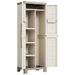 Keter Armoire de rangement polyvalente Excellence Beige et taupe 182cm - Photo n°2