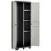 Keter Armoire de rangement polyvalente Gear Noir et gris 182 cm - Photo n°2