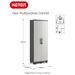 Keter Armoire de rangement polyvalente Gear Noir et gris 182 cm - Photo n°10