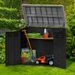 Keter Armoire de stockage de jardin Store It OutMax Anthracite et gris - Photo n°3