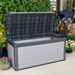 Keter Boîte de rangement de jardin Premier 570 L Gris - Photo n°1