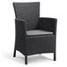 Keter Chaise de salle à manger de jardin Iowa graphite 215526 - Photo n°1