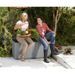 KETER Coffre de jardin avec assise 340L - Gris et anthracite - Photo n°2