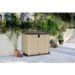 KETER - Coffre de jardin - Multifonctions - sans vérins - 880L - Beige - Photo n°3