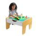 KidKraft - Table en bois 2 en 1 circuit train et briques de construction - 200 briques - comptatible avec LEGO et Brio - Photo n°1