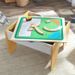 KidKraft - Table en bois 2 en 1 circuit train et briques de construction - 200 briques - comptatible avec LEGO et Brio - Photo n°3