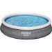 Kit Piscine hors sol autoportante BESTWAY - Fast Set - 457 x 84 cm - Ronde (Livrée avec une pompe et cartouche de filtration) - Photo n°1