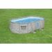 Kit Piscine hors sol BESTWAY Power Steel- 427 x 250 x 100 cm - Ovale (Livrée avec filtre a cartouche, bâche, échelle et diffuseur) - Photo n°3