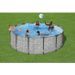 Kit Piscine hors sol tubulaire BESTWAY Steel Pro Max - 427 x 122 cm - Ronde (Livrée avec pompe de filtration, échelle + bâche) - Photo n°3