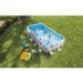 Kit piscine INTEX Prism Frame - Rectangulaire - 488 x 244 x 107 cm - Bleu - Photo n°2