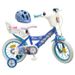 LA REINE DES NEIGES Vélo 14 + Casque - Enfant fille - Bleu et blanc - Photo n°1