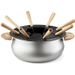 LAGRANGE 349018 Appareil a fondue + 3 ramequins - 900W - 8 fourchettes manche en bois - Socle thermoplastique - Thermostat réglable - Photo n°2